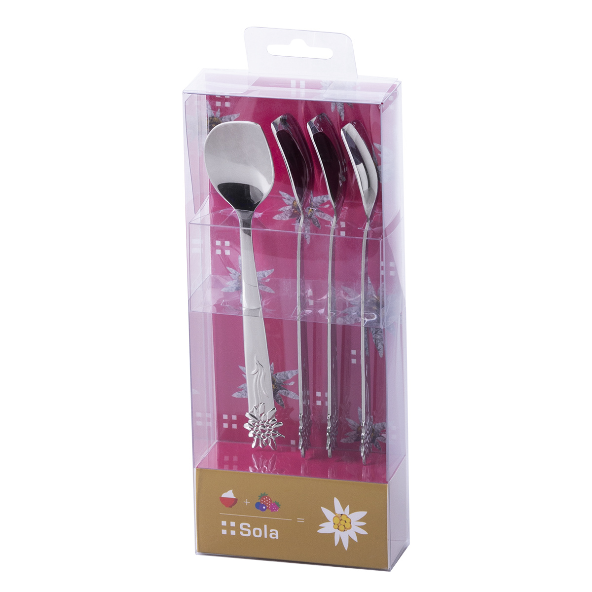 Set lingurițe pentru iaurt 4 buc. – Edelweiss