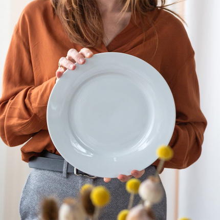 Farfurie întinsă 27 cm set 4 buc - Basic
