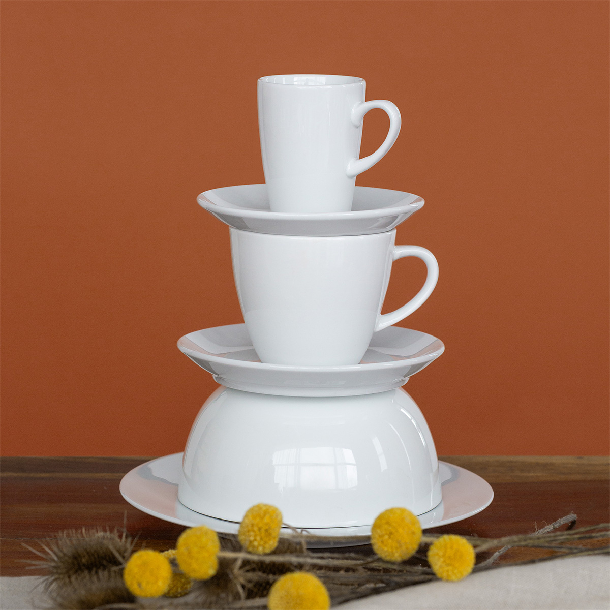 Set pentru espresso 8 piese - Basic
