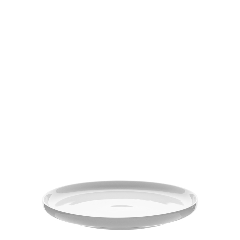 Farfurie desert Coupe albă 20 cm – Flow