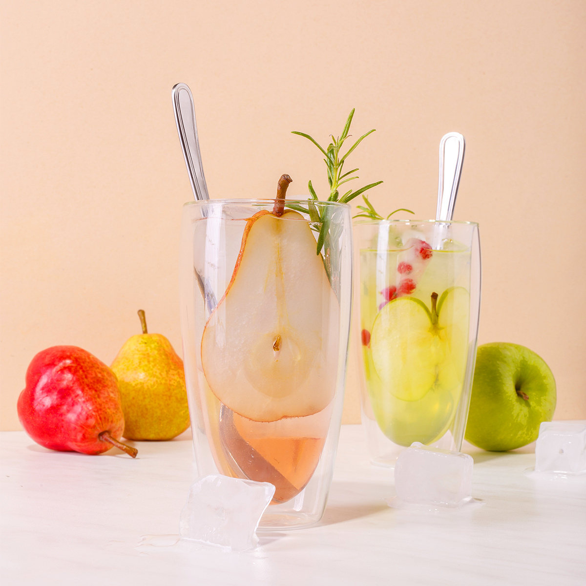 Pahar BASIC Glas Double Wall 330 ml - set 4 buc.