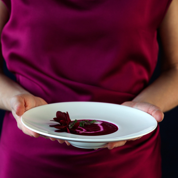 Farfurie adâncă gourmet 23,5 cm - Premium Platinum Line
