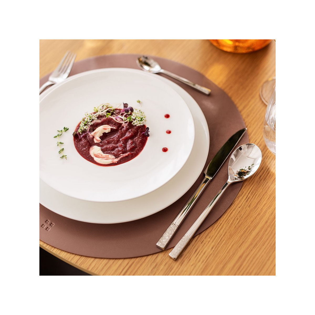 Farfurie adâncă gourmet 23,5 cm - Premium Platinum Line