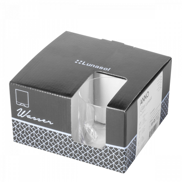 Pahare Tumbler 300 ml set 4 buc - Anno Glas Lunasol META Glass