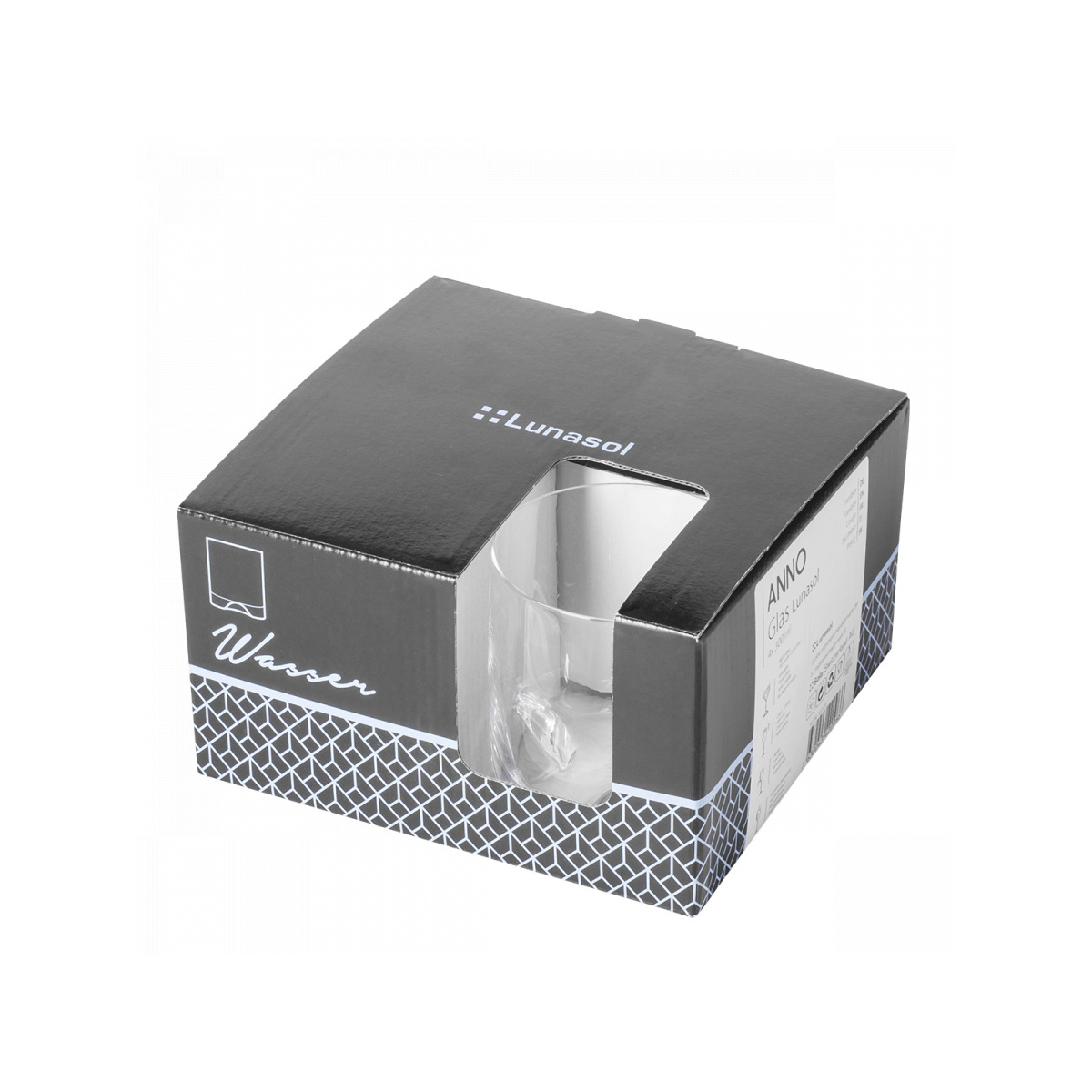 Pahare Tumbler 300 ml set 4 buc - Anno Glas Lunasol META Glass