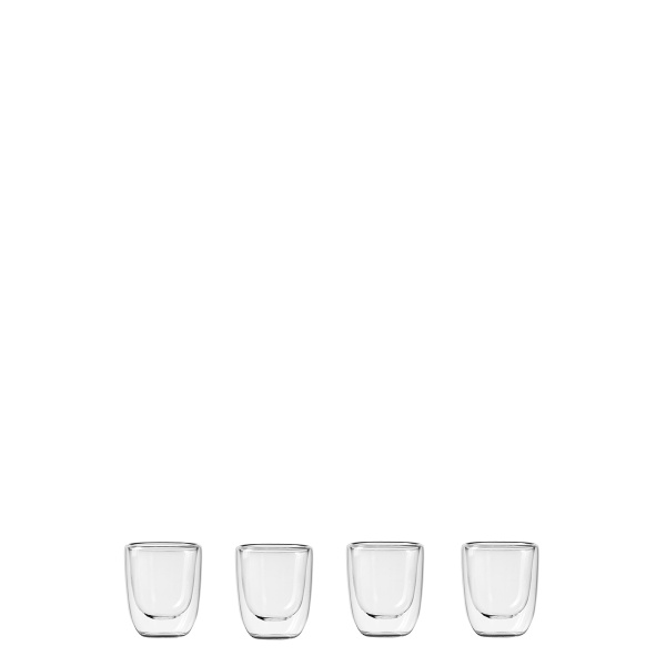 Pahar BASIC Glas Double Wall 70 ml - set 4 buc.
