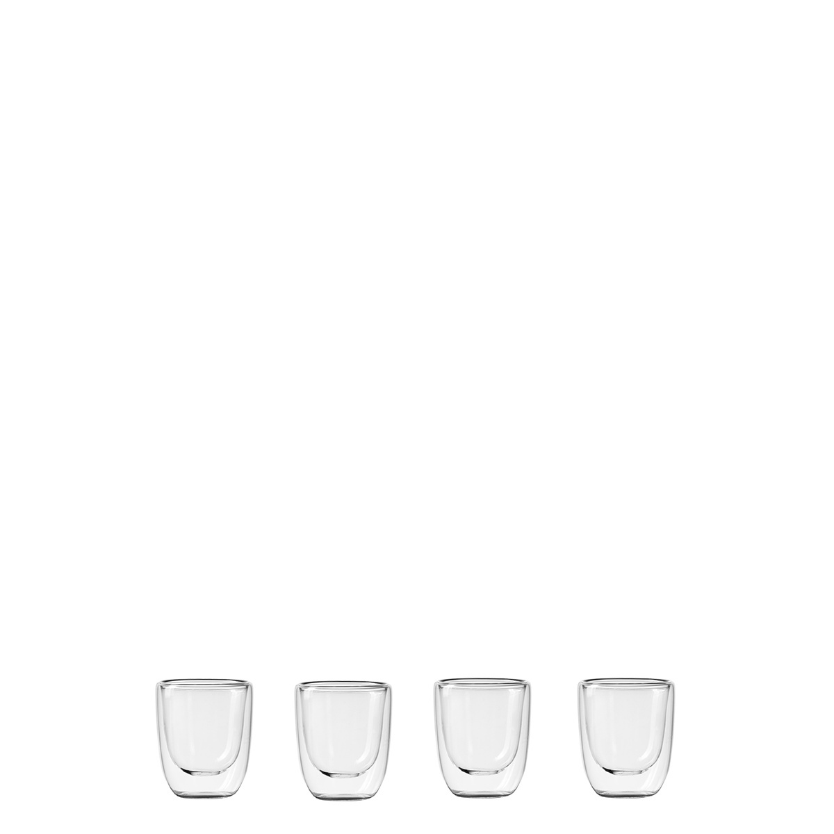 Pahar BASIC Glas Double Wall 70 ml - set 4 buc.