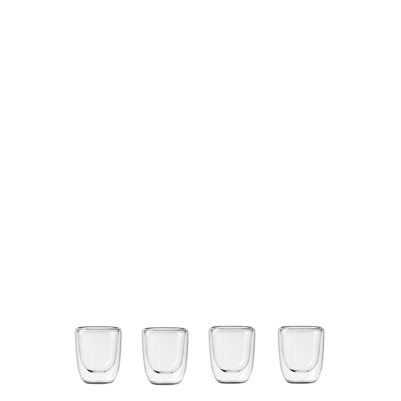 Pahar BASIC Glas Double Wall 70 ml - set 4 buc.