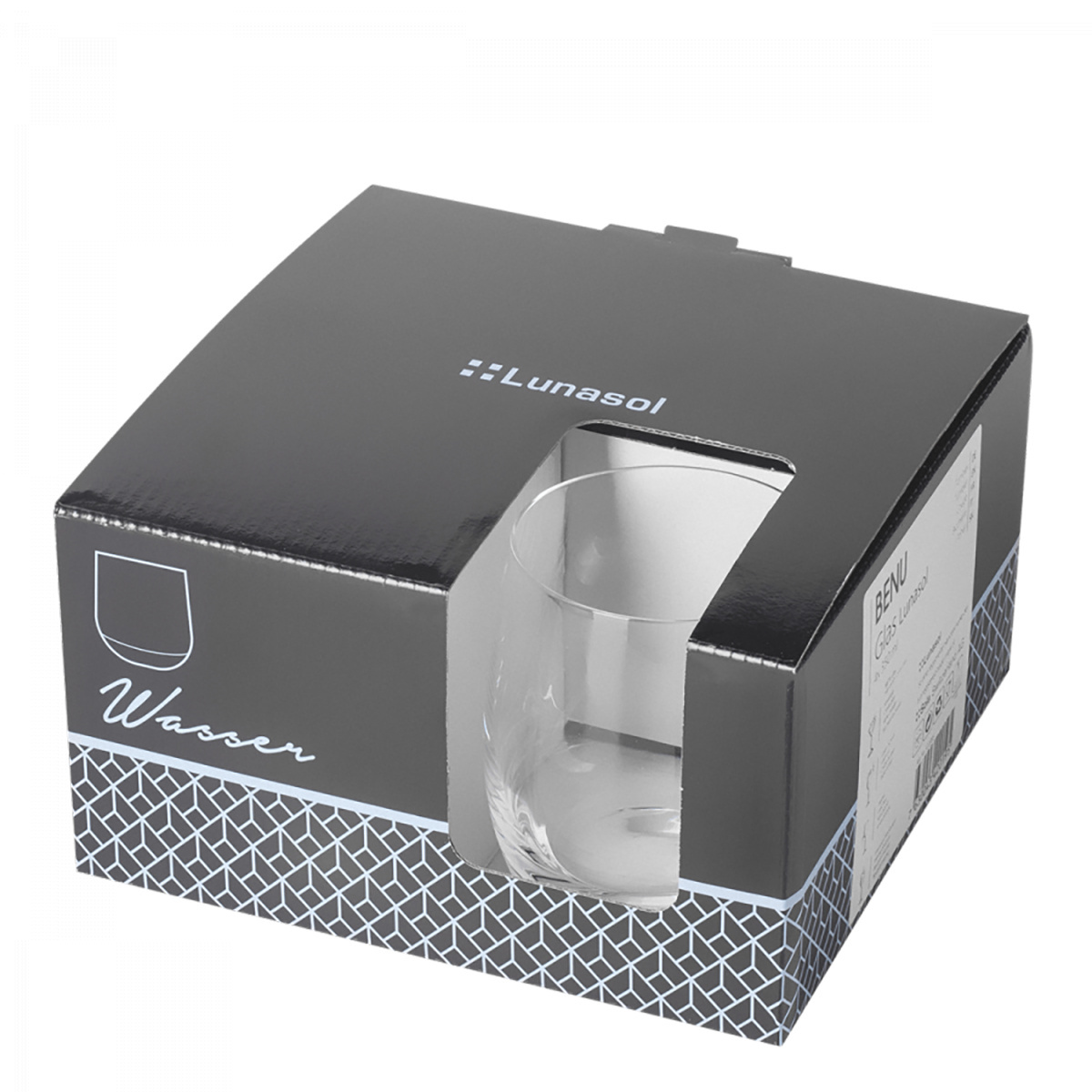 Pahare Tumbler 350 ml set 4 buc - Benu Glas Lunasol META Glass