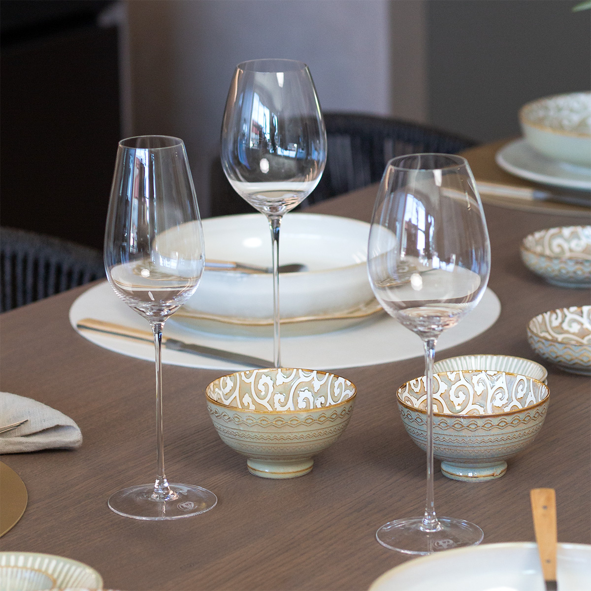 Pahare pentru vin alb 280 ml set 2 buc - FLOW Glas Platinum Line