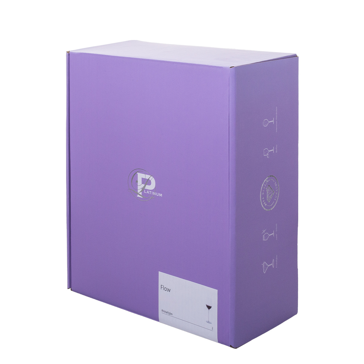Pahare pentru vin alb 280 ml set 2 buc - FLOW Glas Platinum Line
