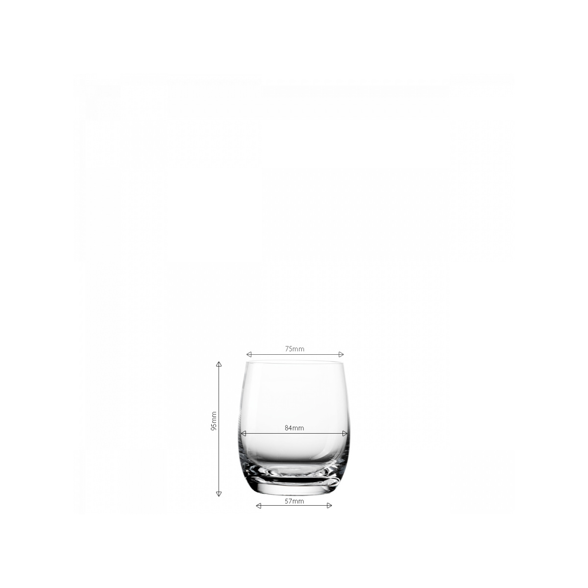 Pahare Tumbler 350 ml set 4 buc - Benu Glas Lunasol META Glass