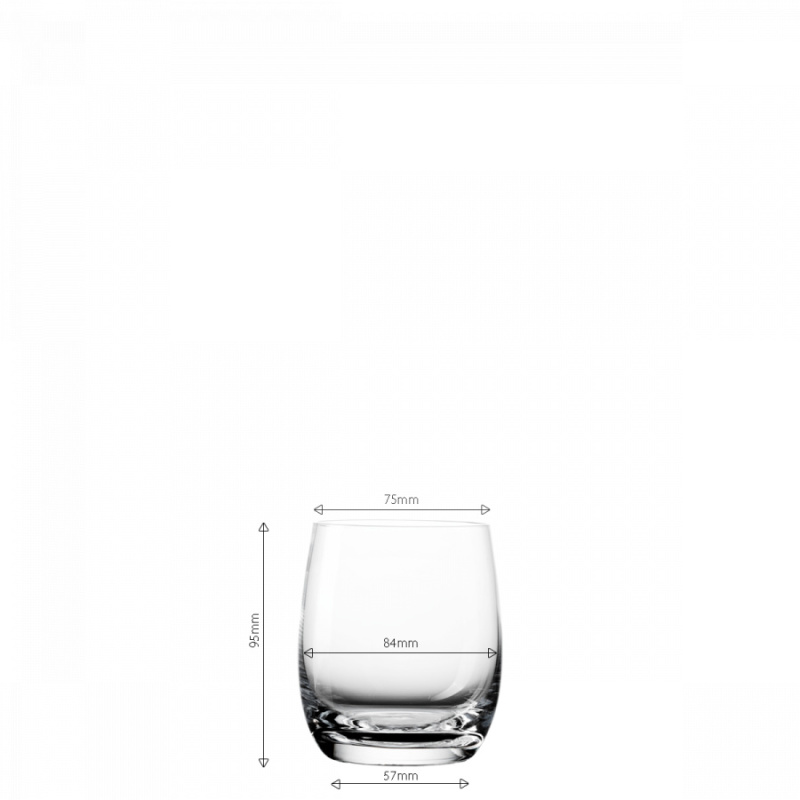 Pahare Tumbler 350 ml set 4 buc - Benu Glas Lunasol META Glass