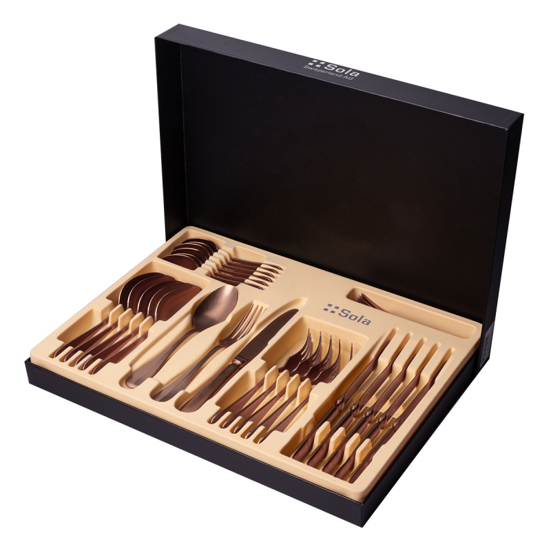 Set tacâmuri 24 buc. - Baguette Vintage cupru