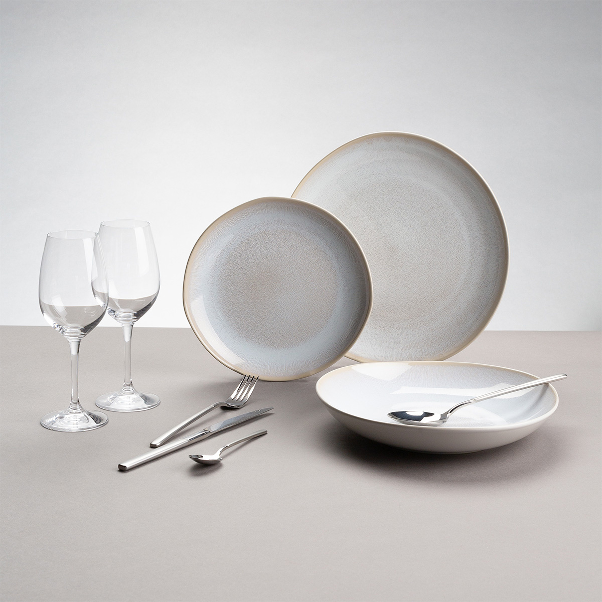 Set farfurii ceramice 12 buc. – Elements North Organic