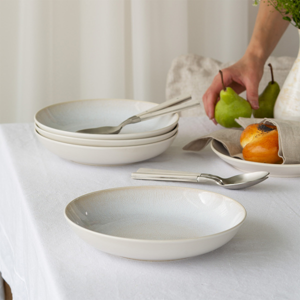 Farfurie adâncă, rotundă, Coupe, 23 cm, set 4 piese, Elements North