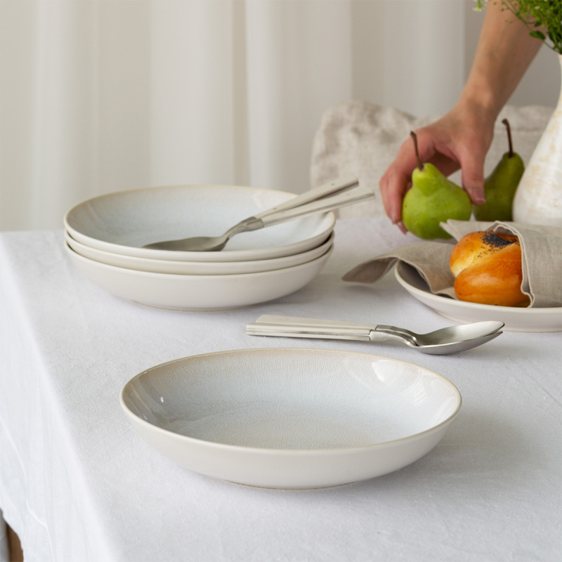 Farfurie adâncă, rotundă, Coupe, 23 cm, set 4 piese, Elements North