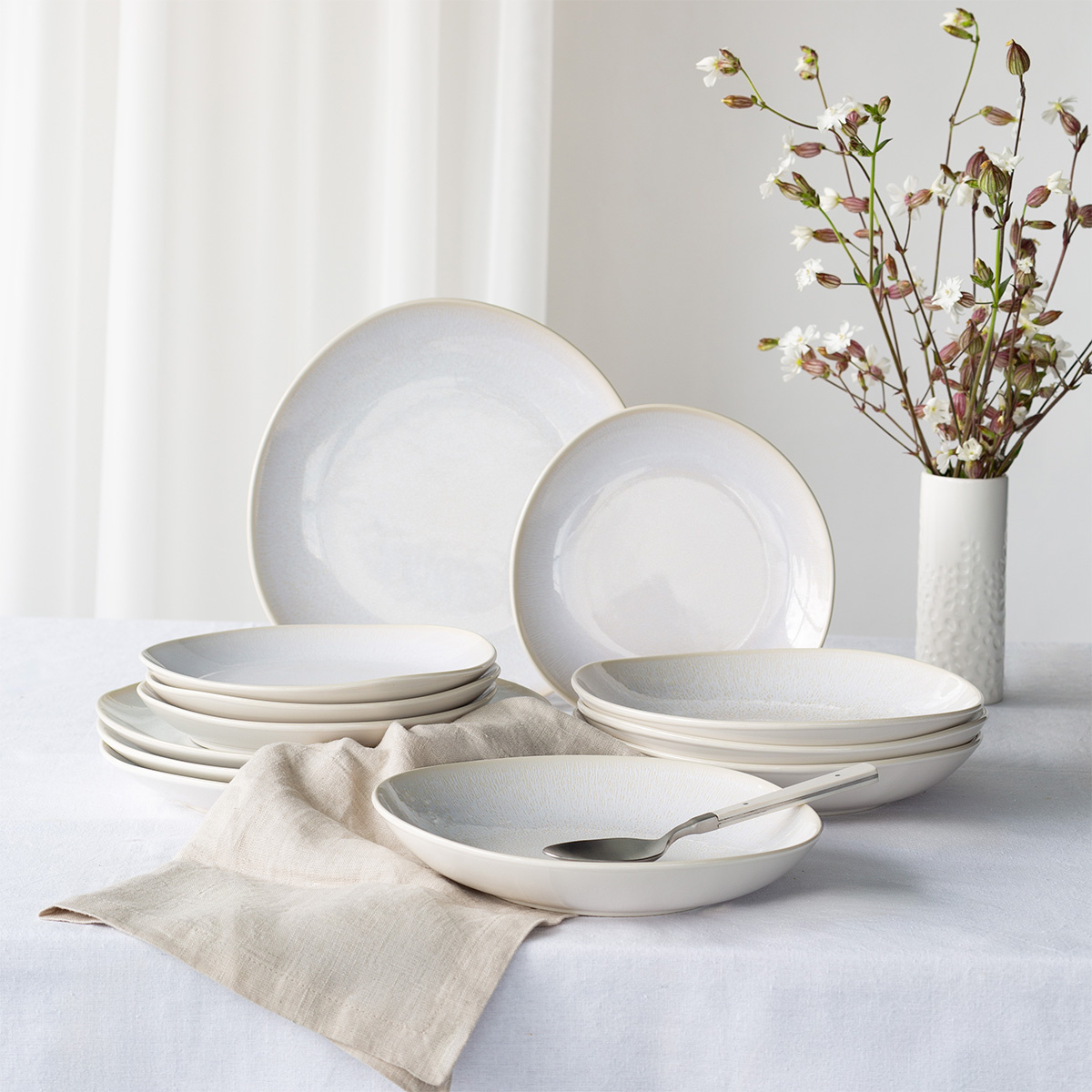 Set farfurii ceramice 12 buc. – Elements North Organic