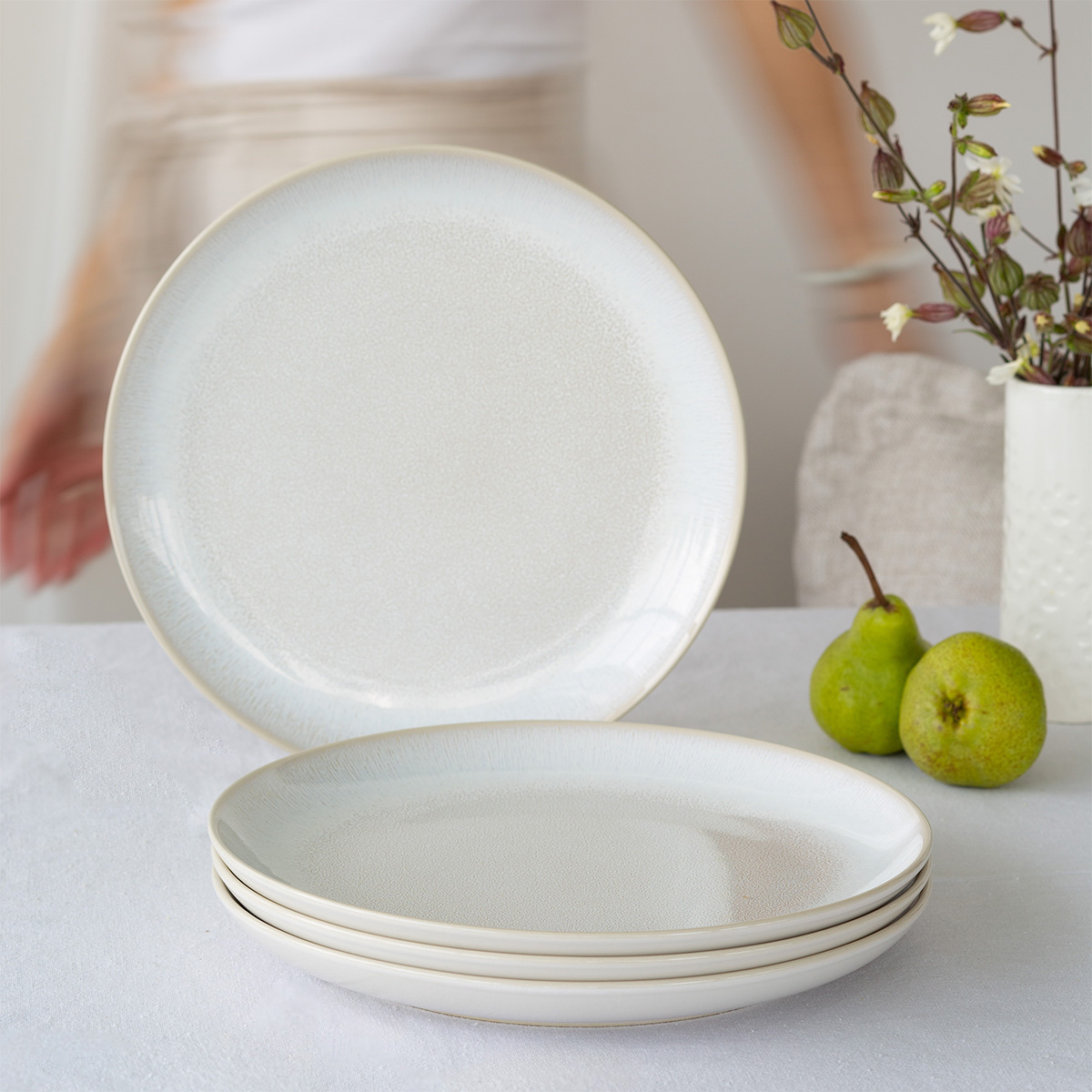 Farfurie, întinsă, rotundă, Coupe, 27 cm, set 4 piese, Elements North
