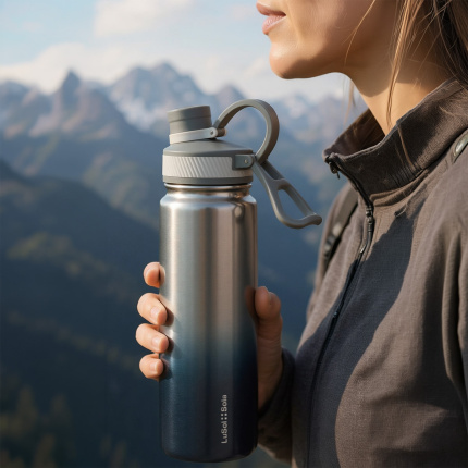 Sticlă 850 ml ombre albastră | to Go Lusol