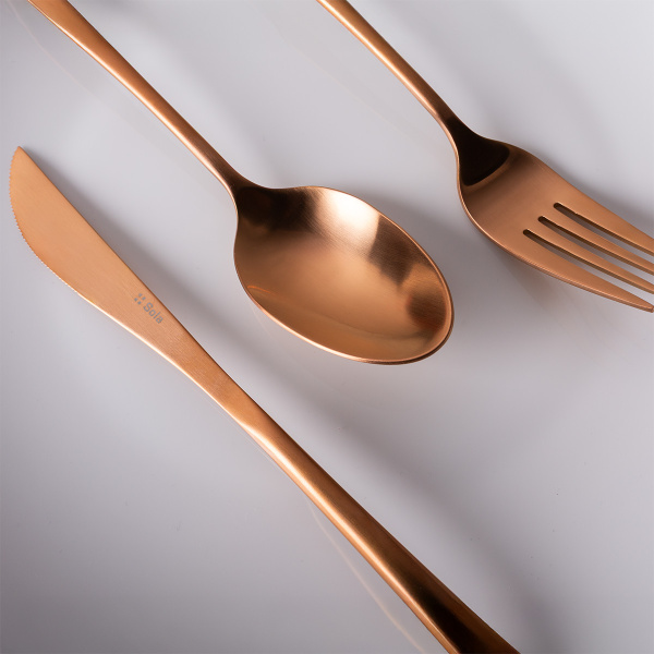 Set tacâmuri 16 piese Vivo rose gold | Sola