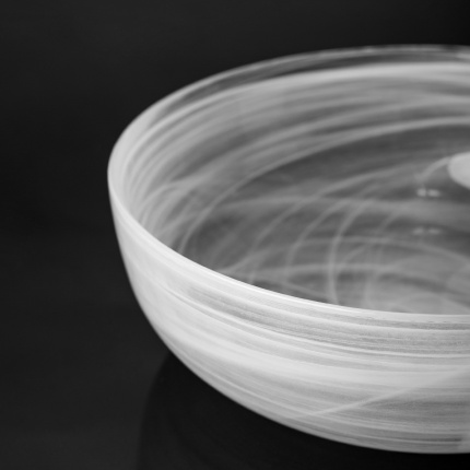Bol alb 21 cm - Elements Glass