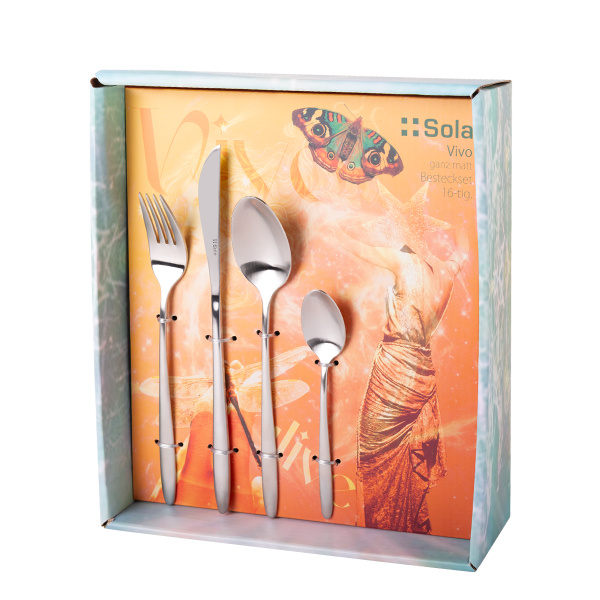 Set tacâmuri 16 piese Vivo mat | Sola