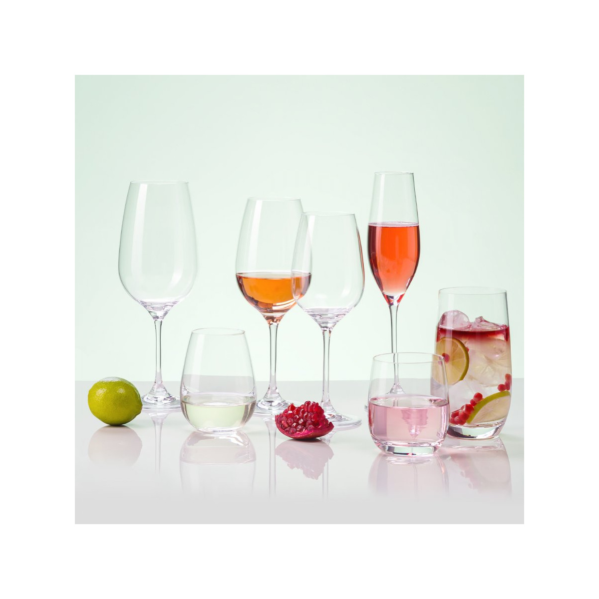 Pahare Sauvignon blanc 340 ml set 6 buc - Premium Glas Crystal