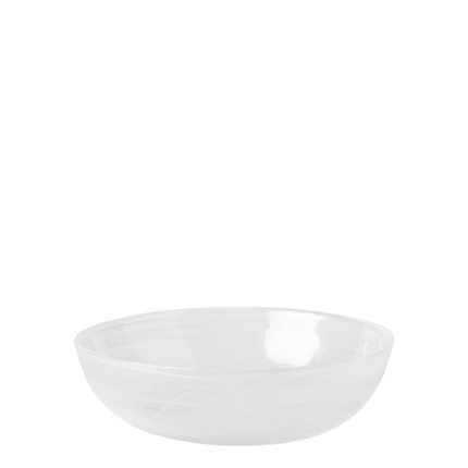 Bol alb 18 cm - Elements Glass