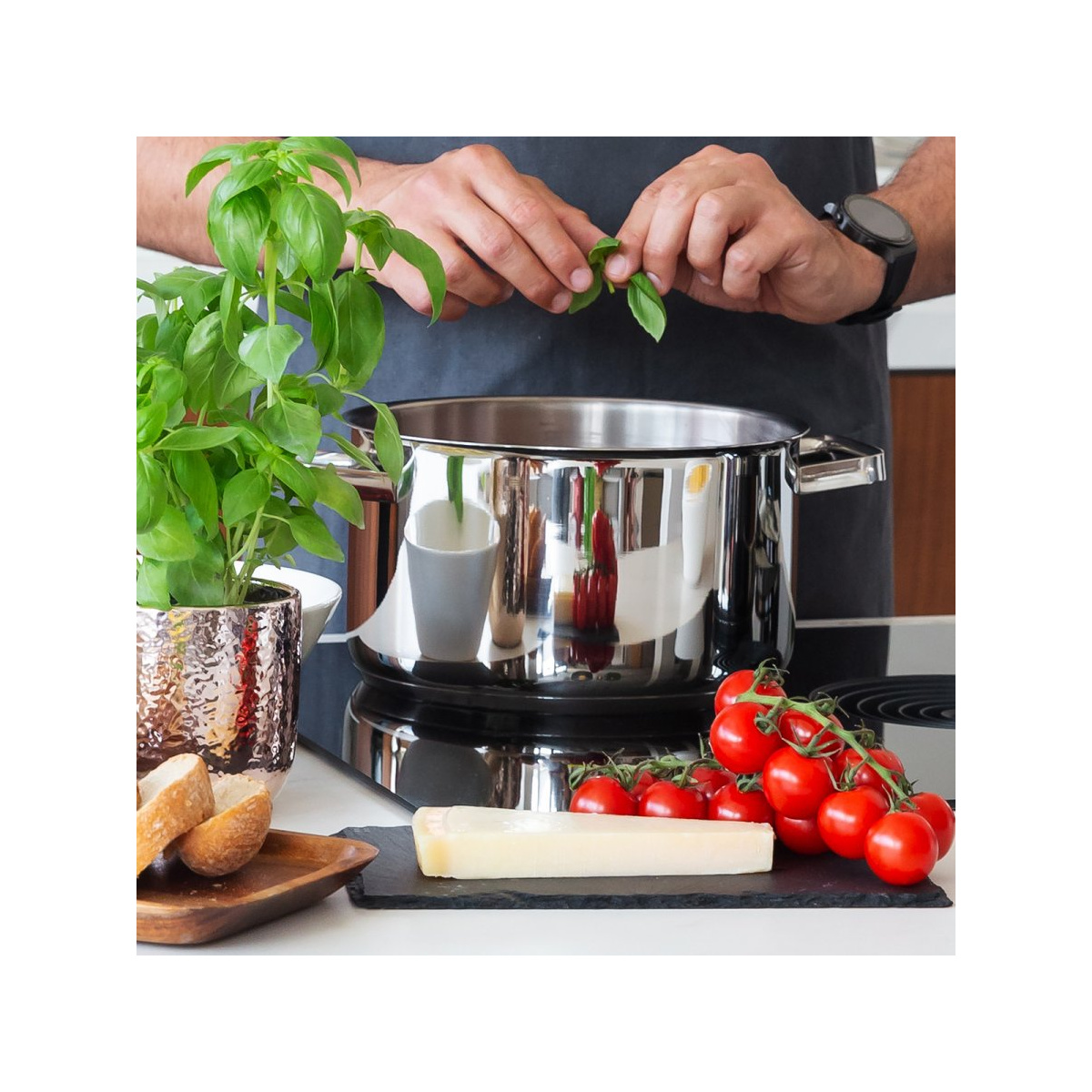 Oală Sirius Titan 3,7 l Platinum Lunasol