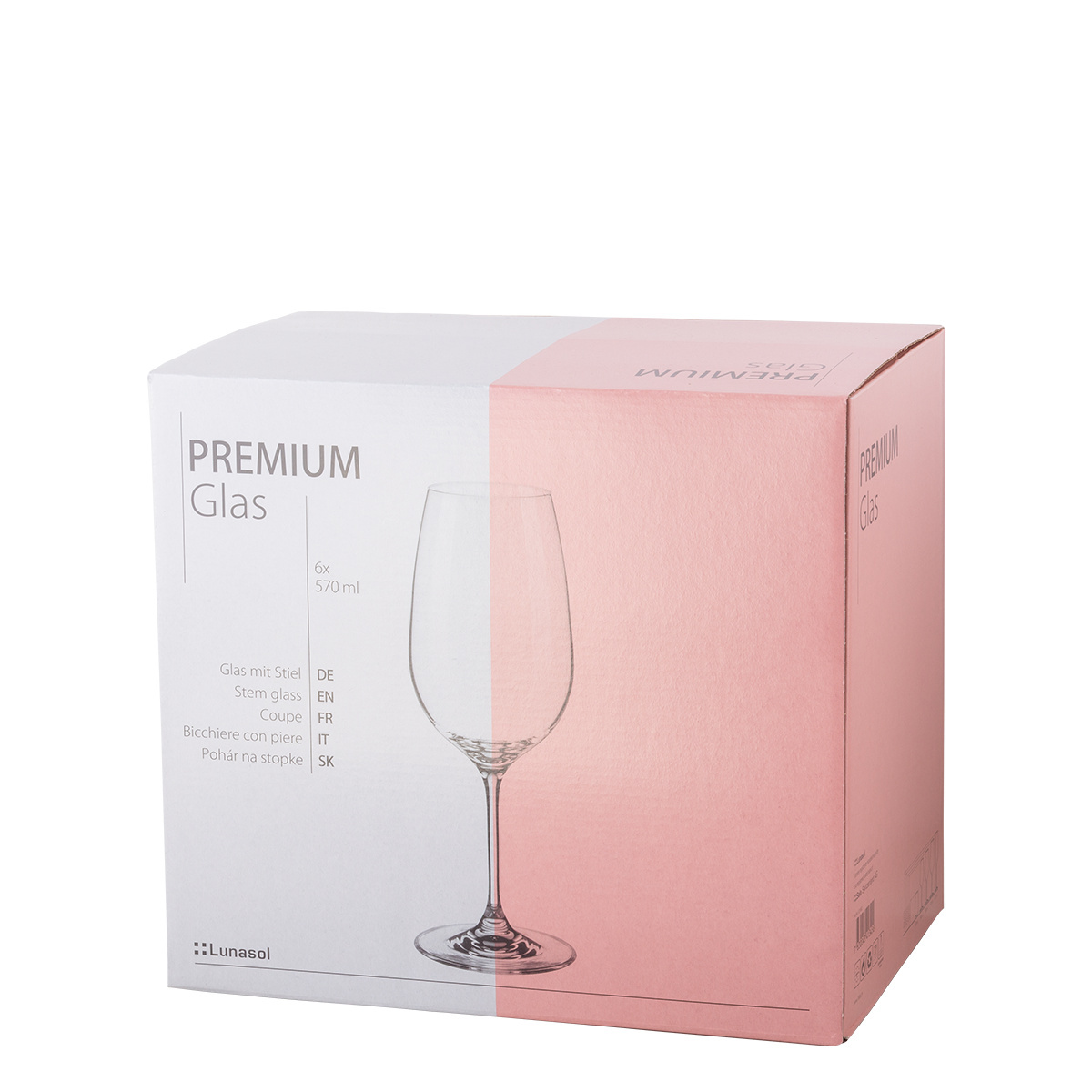 Pahare Rioja / Tempranillo 570 ml set 6 buc - Premium Glas Crystal
