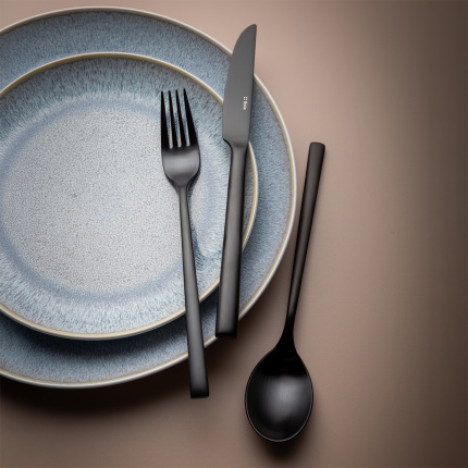 Set tacâmuri 30 piese Living negru | Sola Premium