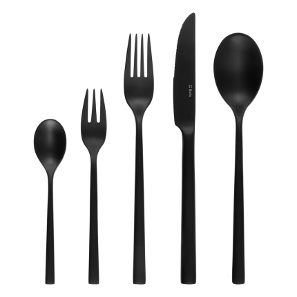 Set tacâmuri 30 piese Living negru | Sola Premium