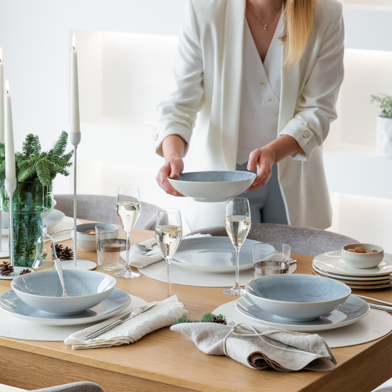 Set porțelan 12 piese | Gaya Atelier Glacial Ice