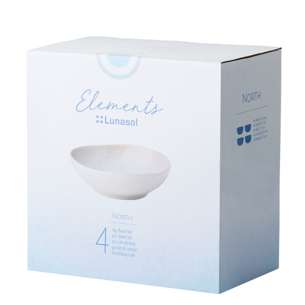 Set boluri ceramice 4 buc. – Elements North Organic