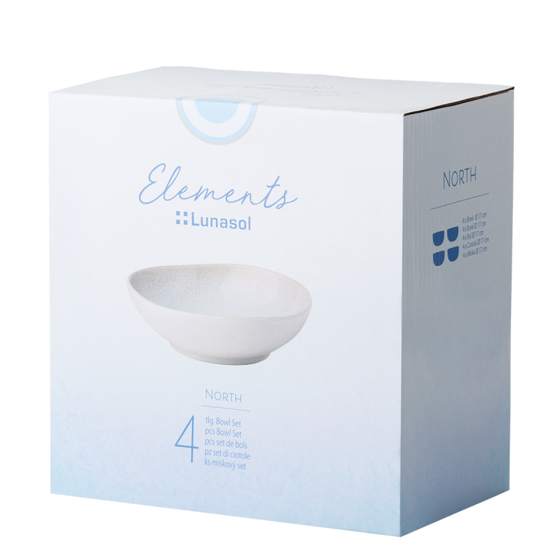 Set boluri ceramice 4 buc. – Elements North Organic