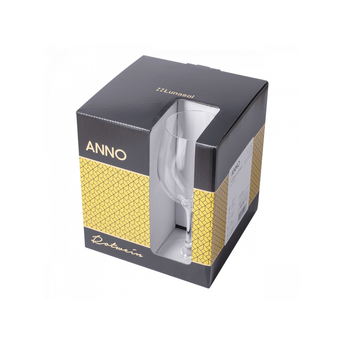 Pahare pentru vin roșu 450 ml set 4 buc - Anno Glas Lunasol META Glass
