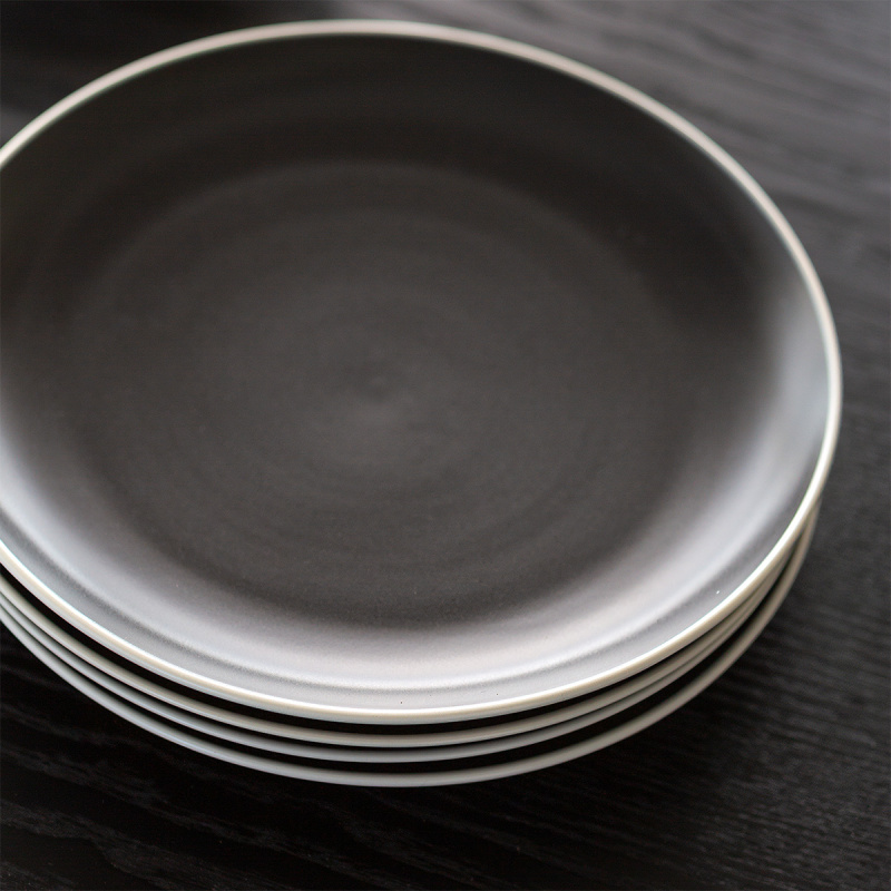 Set farfurii 18 piese | Elements Yin & Yang black
