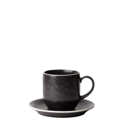 Set cești 12 buc | Elements Yin & Yang black