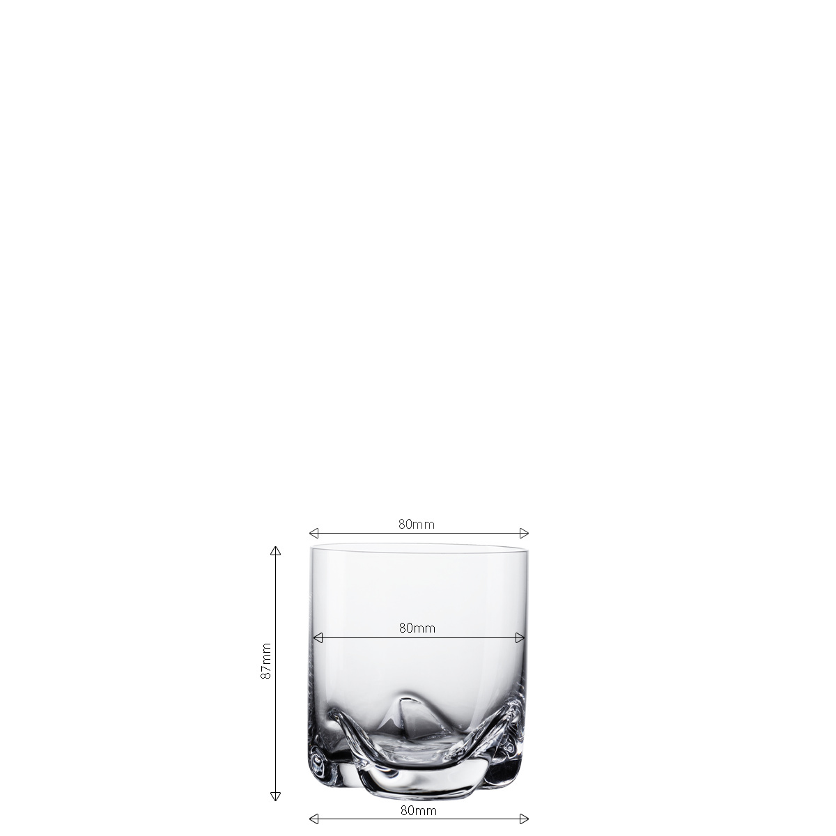 Pahare Tumbler 300 ml set 4 buc - Anno Glas Lunasol META Glass