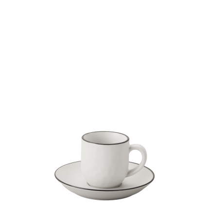 Set mokka 12 piese | Elements Yin & Yang white