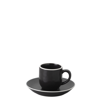 Set mokka 12 piese | Elements Yin & Yang black