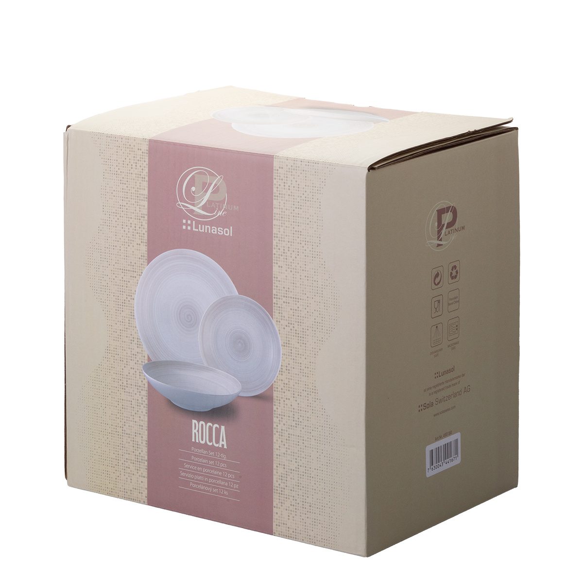 Set farfurii 12 buc | Premium Platinum Line Rocca