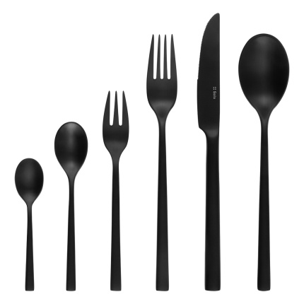 Set tacâmuri 36 piese Living negru | Sola Premium