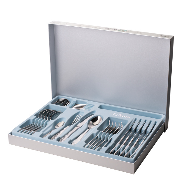 Set de veselă pentru începători 60 piese | Premium Platinum silver