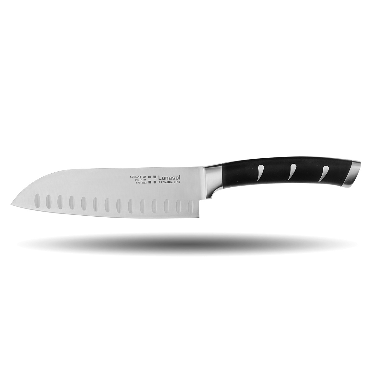 Set cuțite în suport cu ascuțitoare 7 piese - Flow Kitchen