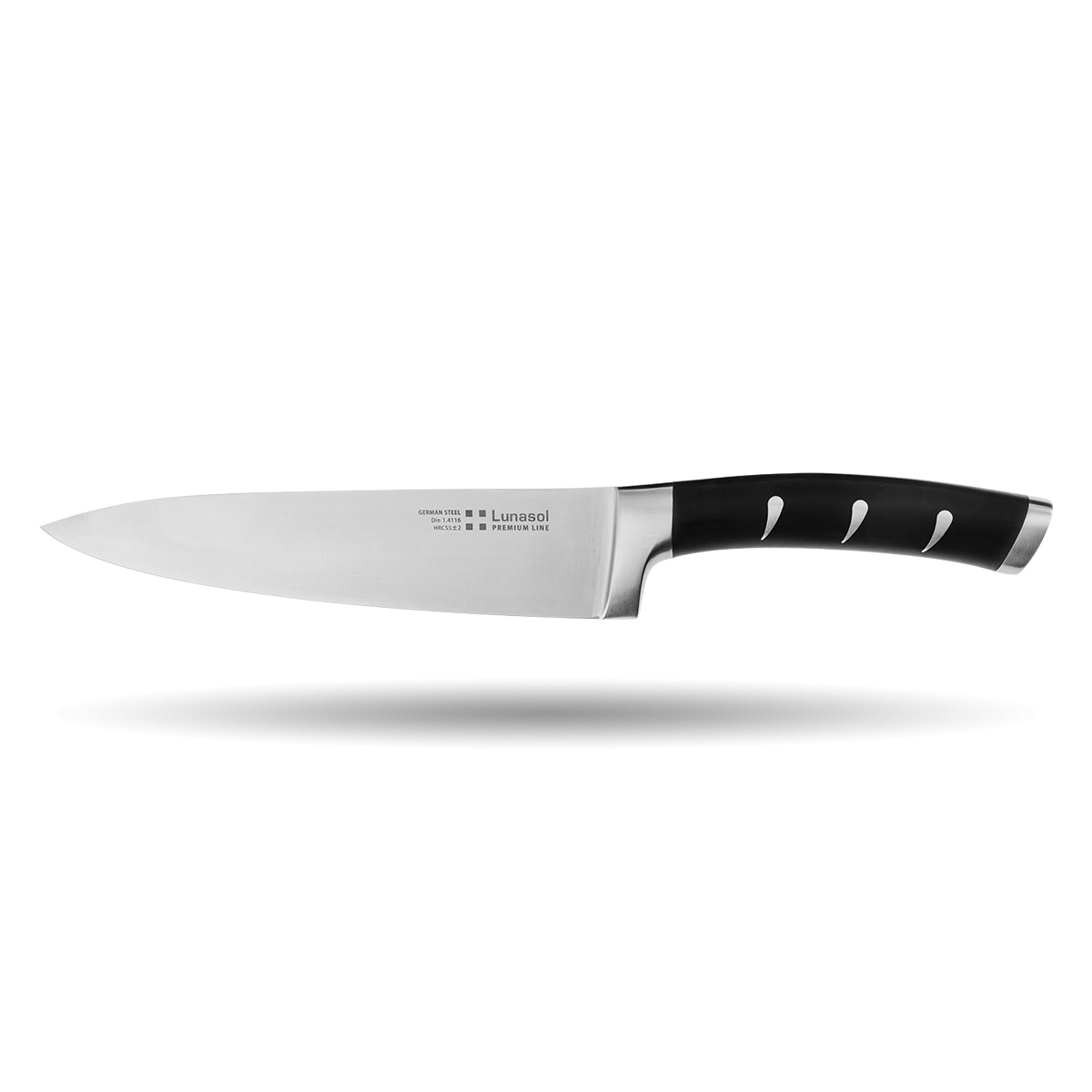 Set cuțite în suport cu ascuțitoare 7 piese - Flow Kitchen