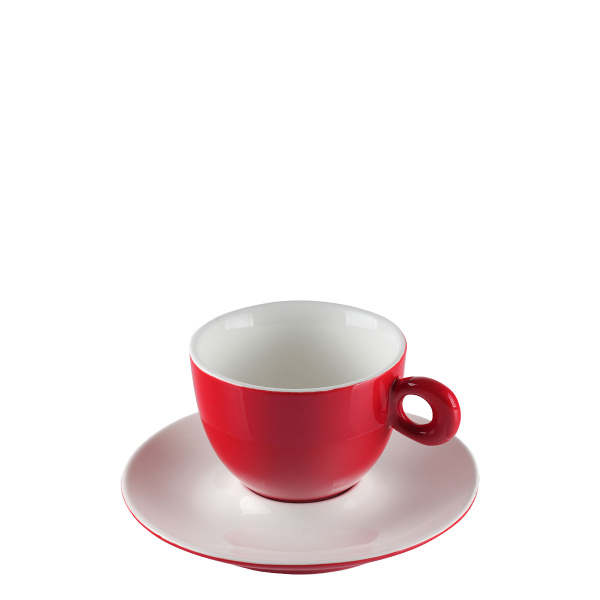 Farfurioară pentru cafea/ceai roșie 15 cm – RGB