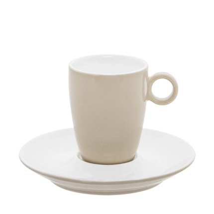 Farfurioară pentru cafea / ceai champagne 15 cm - RGB