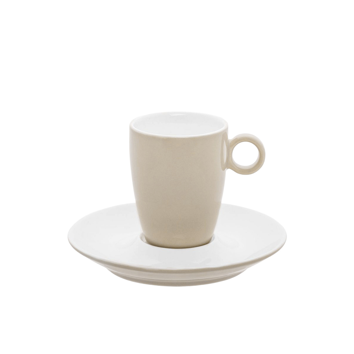 Farfurioară pentru cafea / ceai champagne 15 cm - RGB